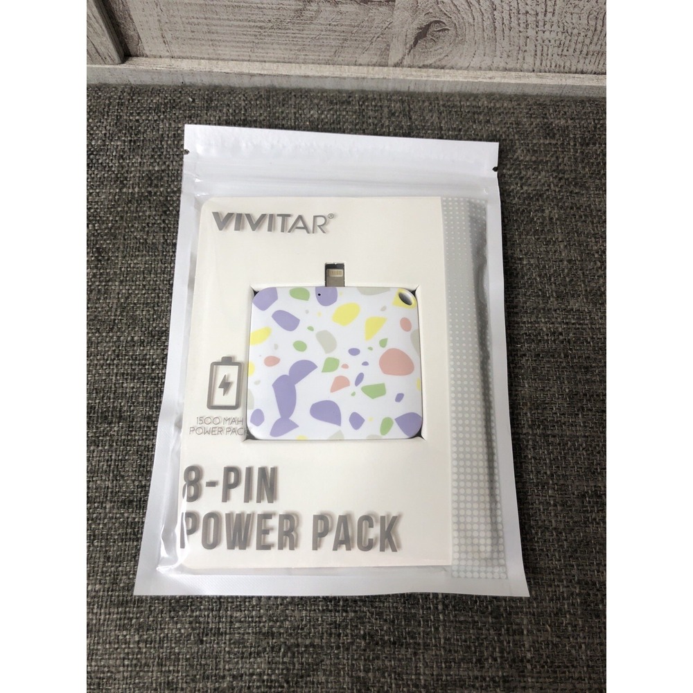 Vivitar 8 Pin 1500 mAH 3.7v Power Pack with USB Charging Cable